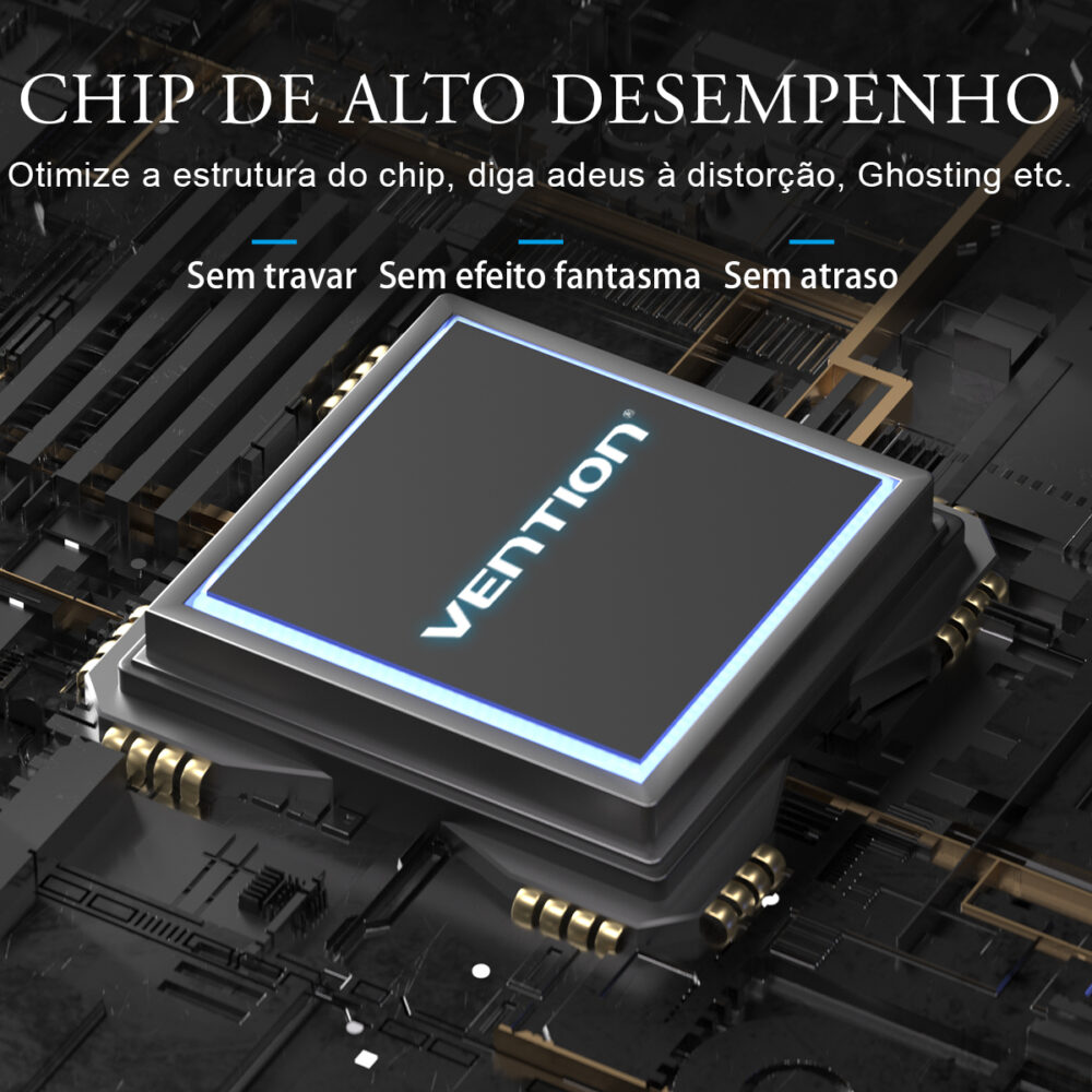 Adaptador Conversor HDMI Macho Para VGA Fêmea Com Alimentação + P2 - Image 8
