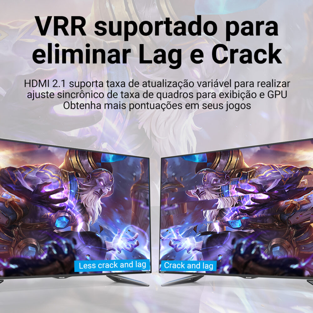 Cabo Extensor HDMI 2.1 8K 60Hz 48Gbps com HDR e Conector Banhado a Ouro – Vention - Image 9