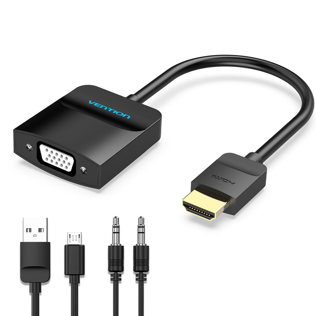 Cabo Adaptador Conversor de HDMI para VGA 1080p - Vention
