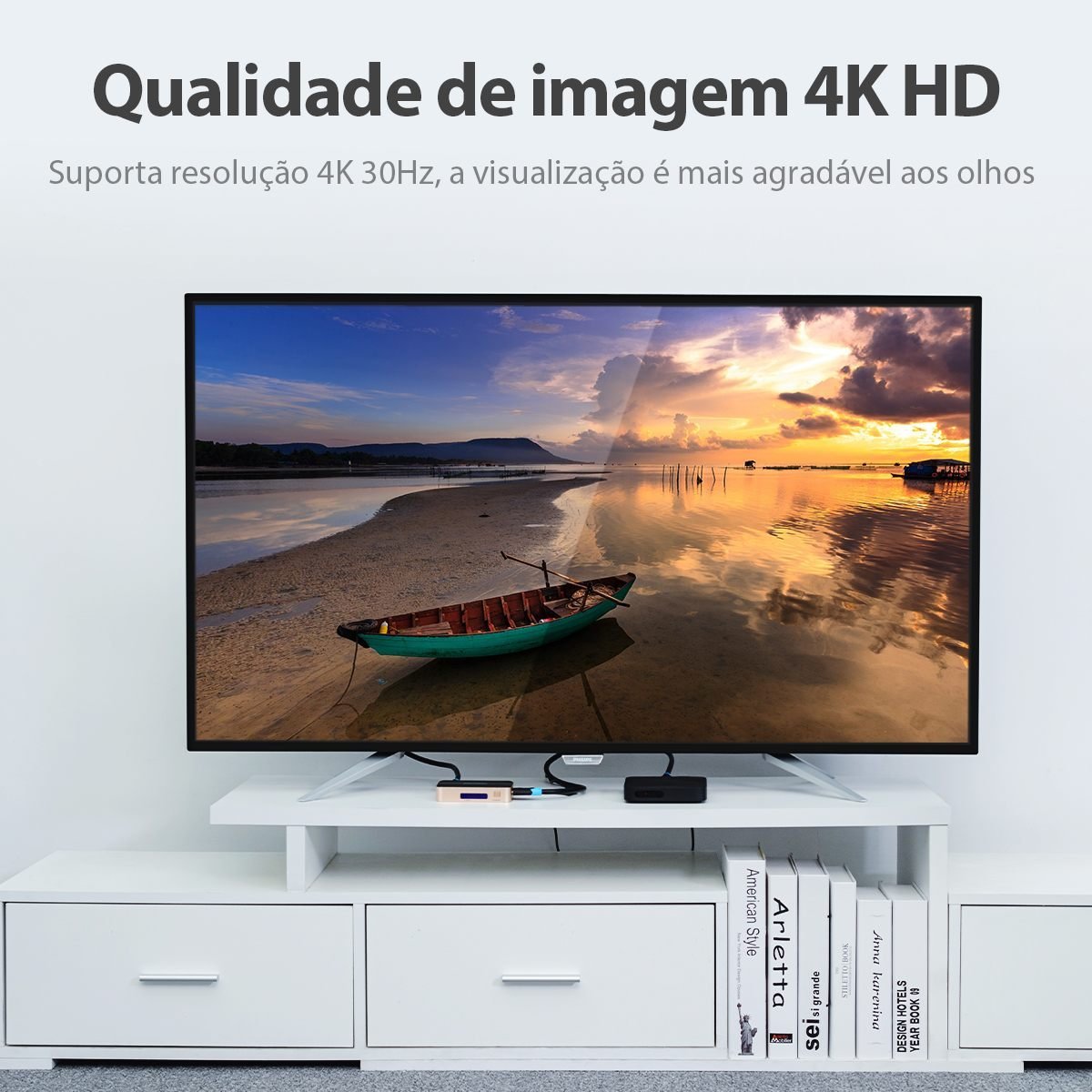 Adaptador Splitter HDMI 4 em 1 Saída 4K 30Hz 4X HDMI - Vention - Imagem 3