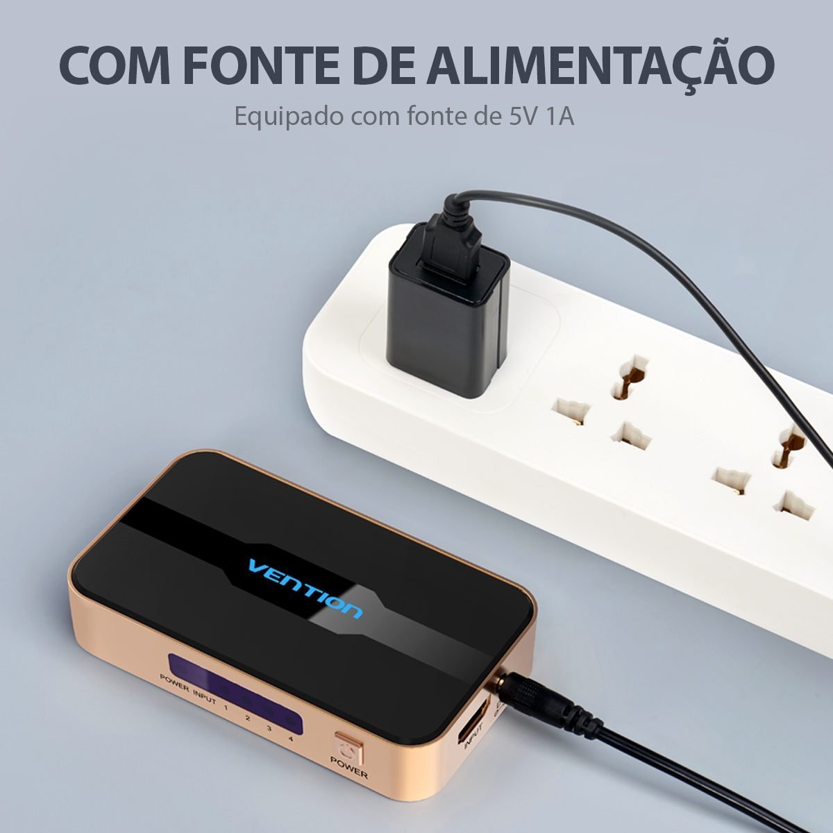 Adaptador Splitter HDMI 4 em 1 Saída 4K 30Hz 4X HDMI - Vention - Imagem 6