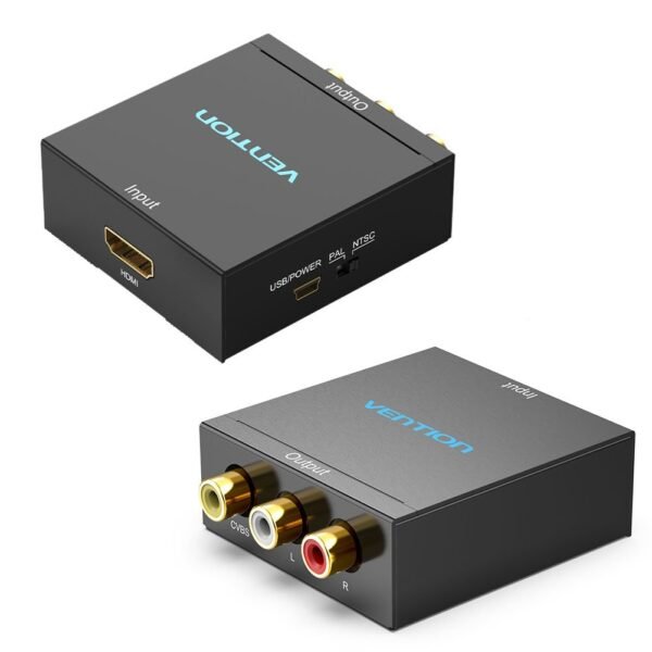 Mini Adaptador HDMI para 2 RCA Conversor Full HD - Vention