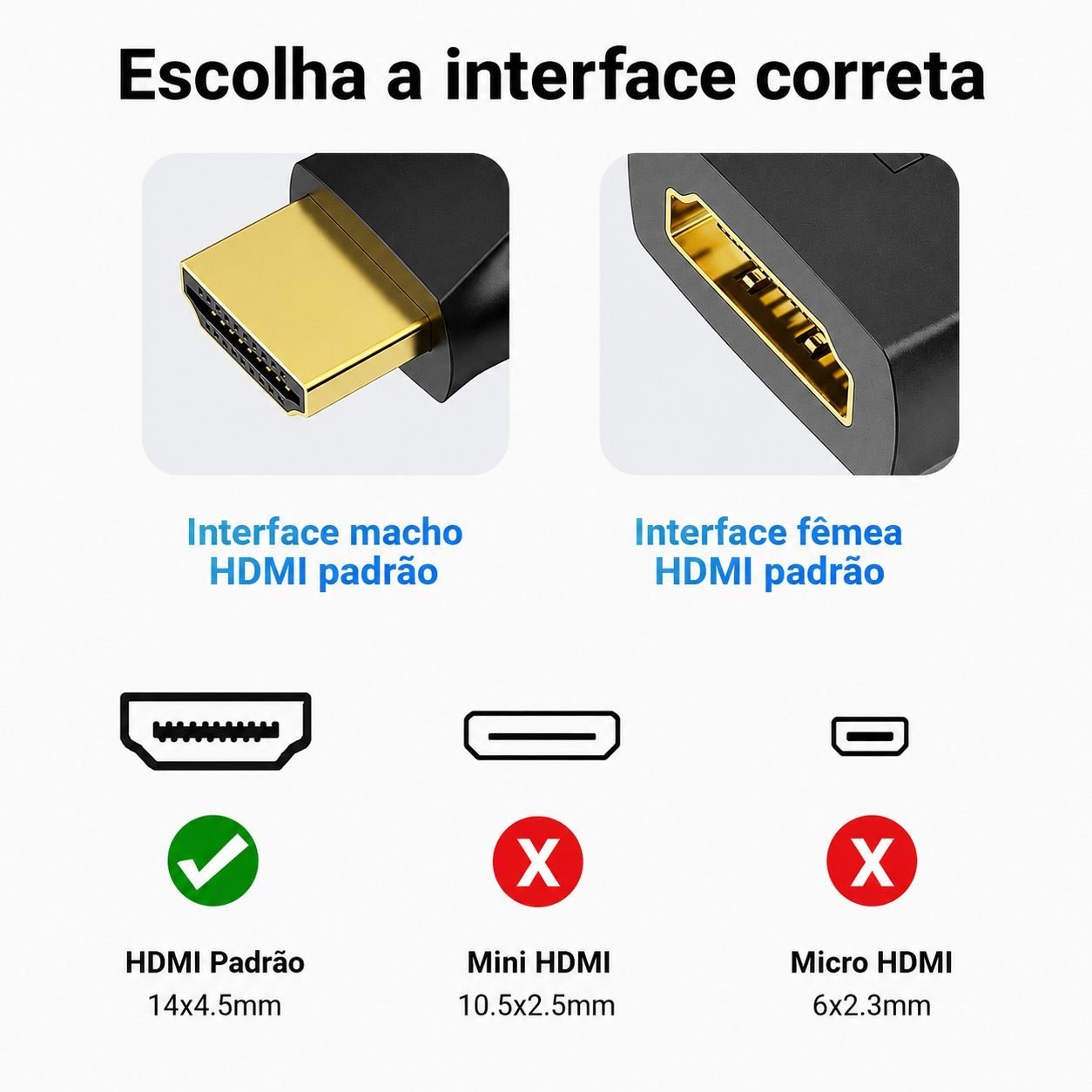 Adaptador HDMI - 90º Graus em L Macho x Fêmea 2.0 TV Parede - Vention - Imagem 3