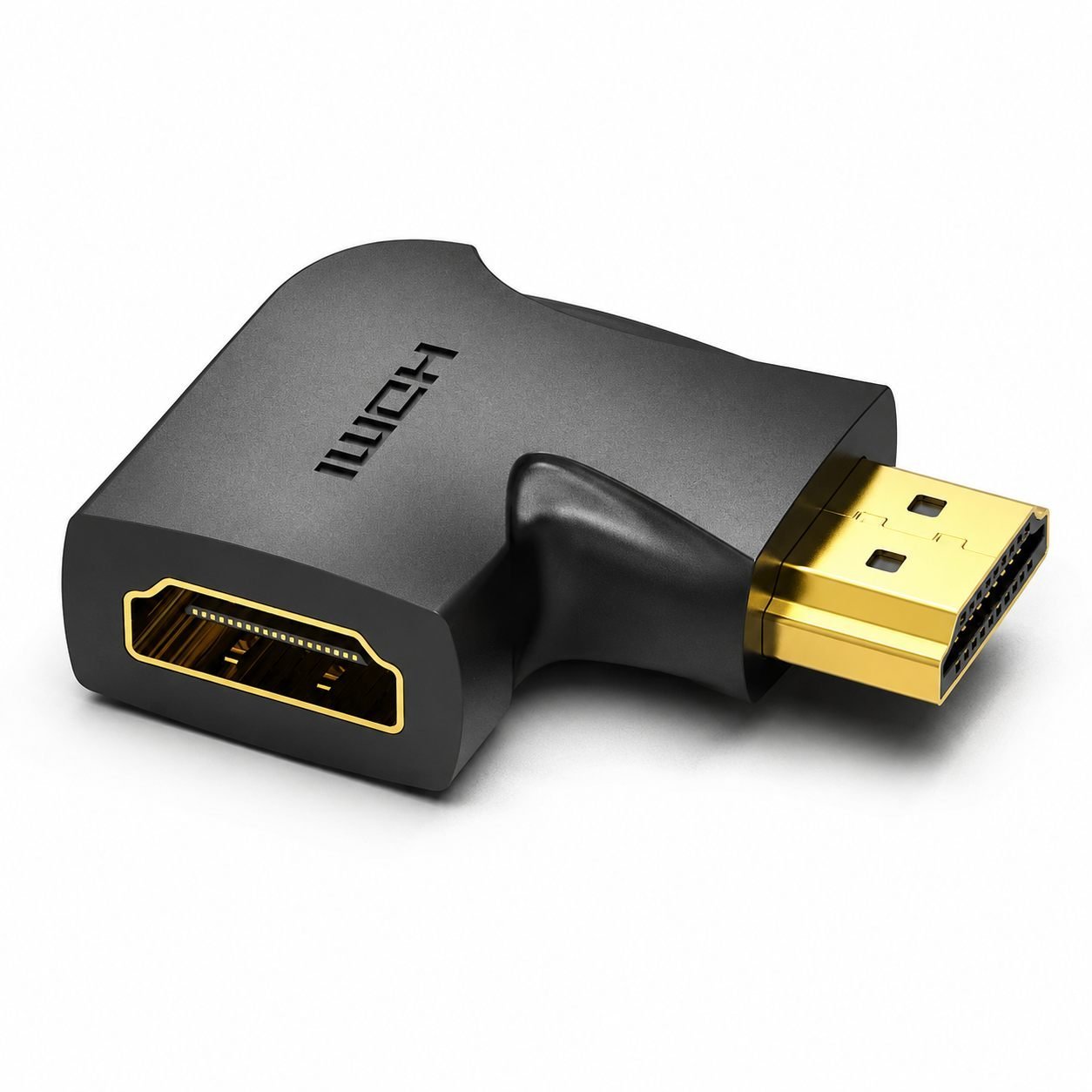 Adaptador HDMI - 90º Graus em L Macho x Fêmea 2.0 TV Parede - Vention