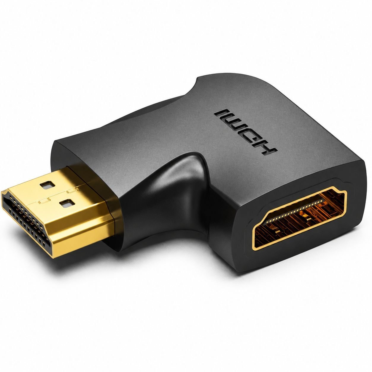 Adaptador HDMI Cotovelo 90º Macho x Fêmea 2.0 para TV Painel - Vention
