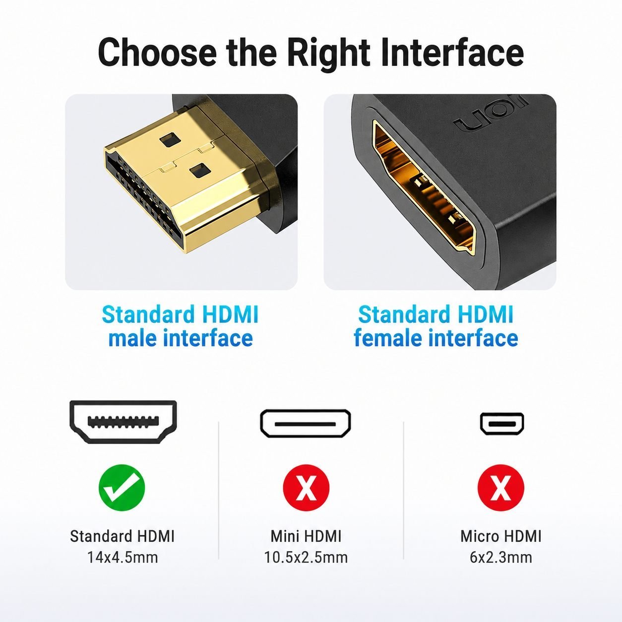Adaptador HDMI Cotovelo 90º Macho x Fêmea 2.0 para TV Painel - Vention - Imagem 4