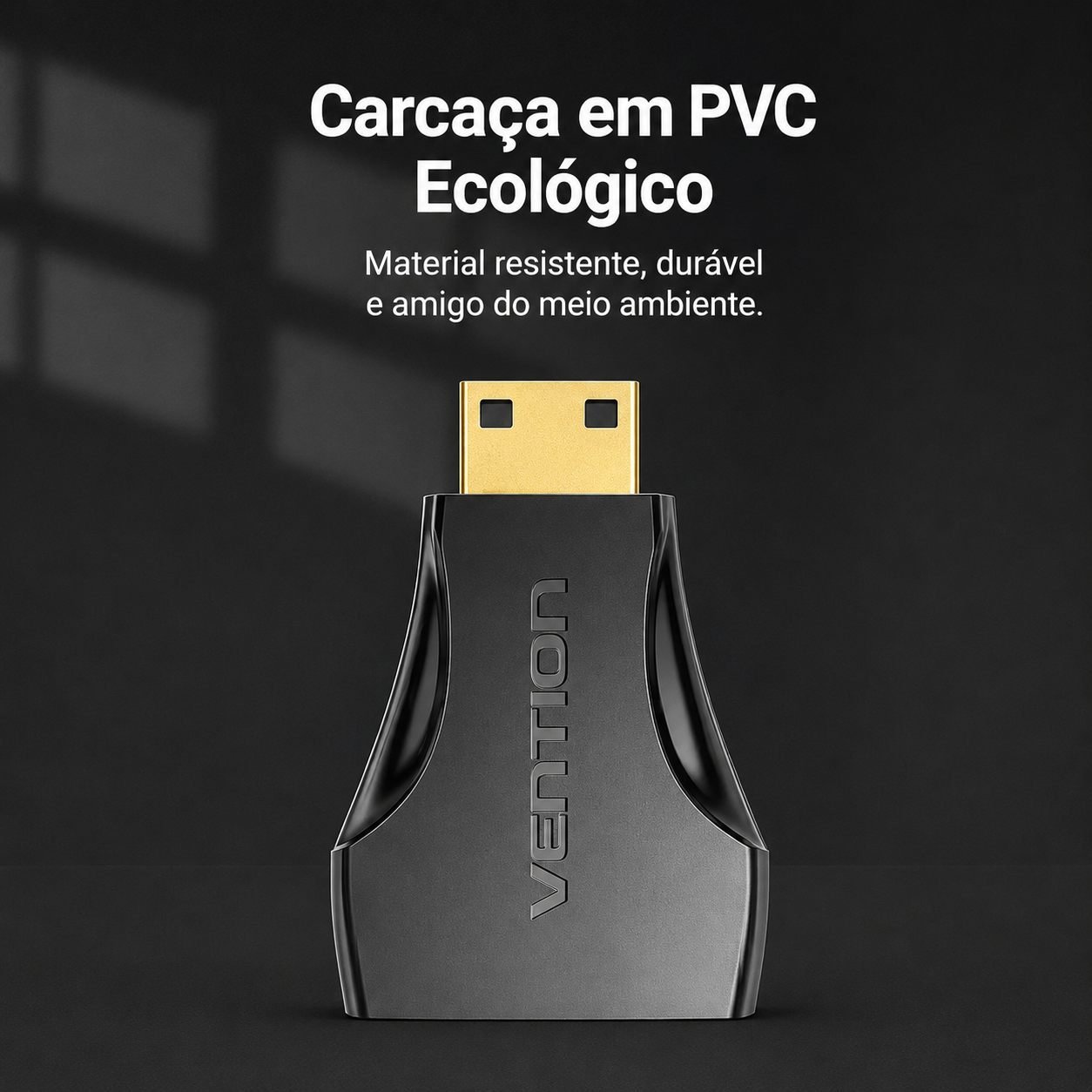 Adaptador Mini HDMI Macho x HDMI Fêmea 4K HD - Vention - Imagem 7