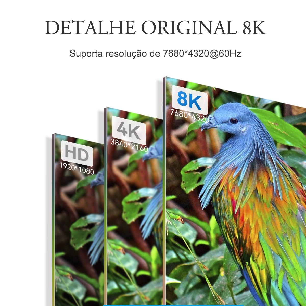 Cabo HDMI 2.1 8K 4K Ultra Speed 48Gbps PC Gamer ALG - Vention - Imagem 9