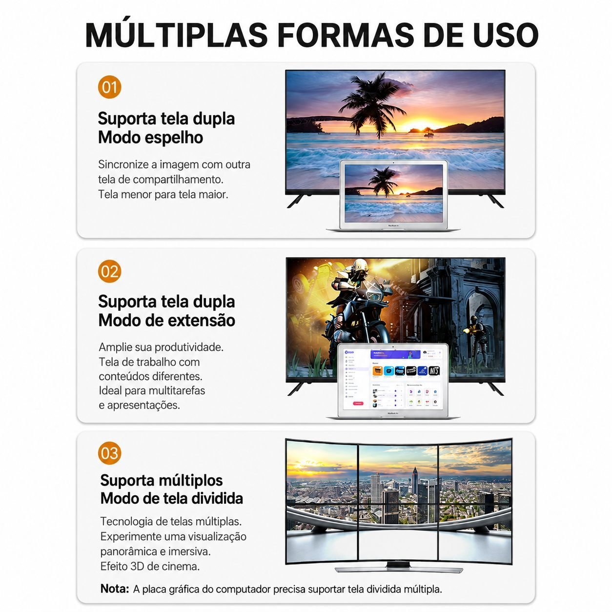 Cabo HDMI 2.1 8K 4K Ultra Speed 48Gbps PC Gamer ALG - Vention - Imagem 10