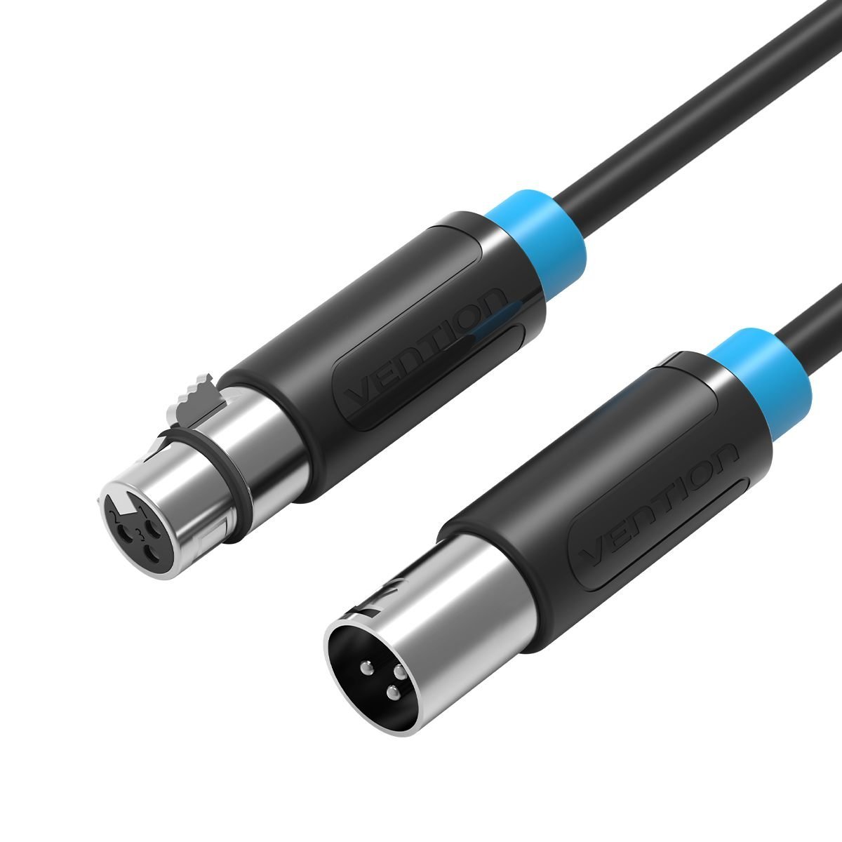 Cabo Microfone XLR Canon Macho Fêmea Balanceado - Vention