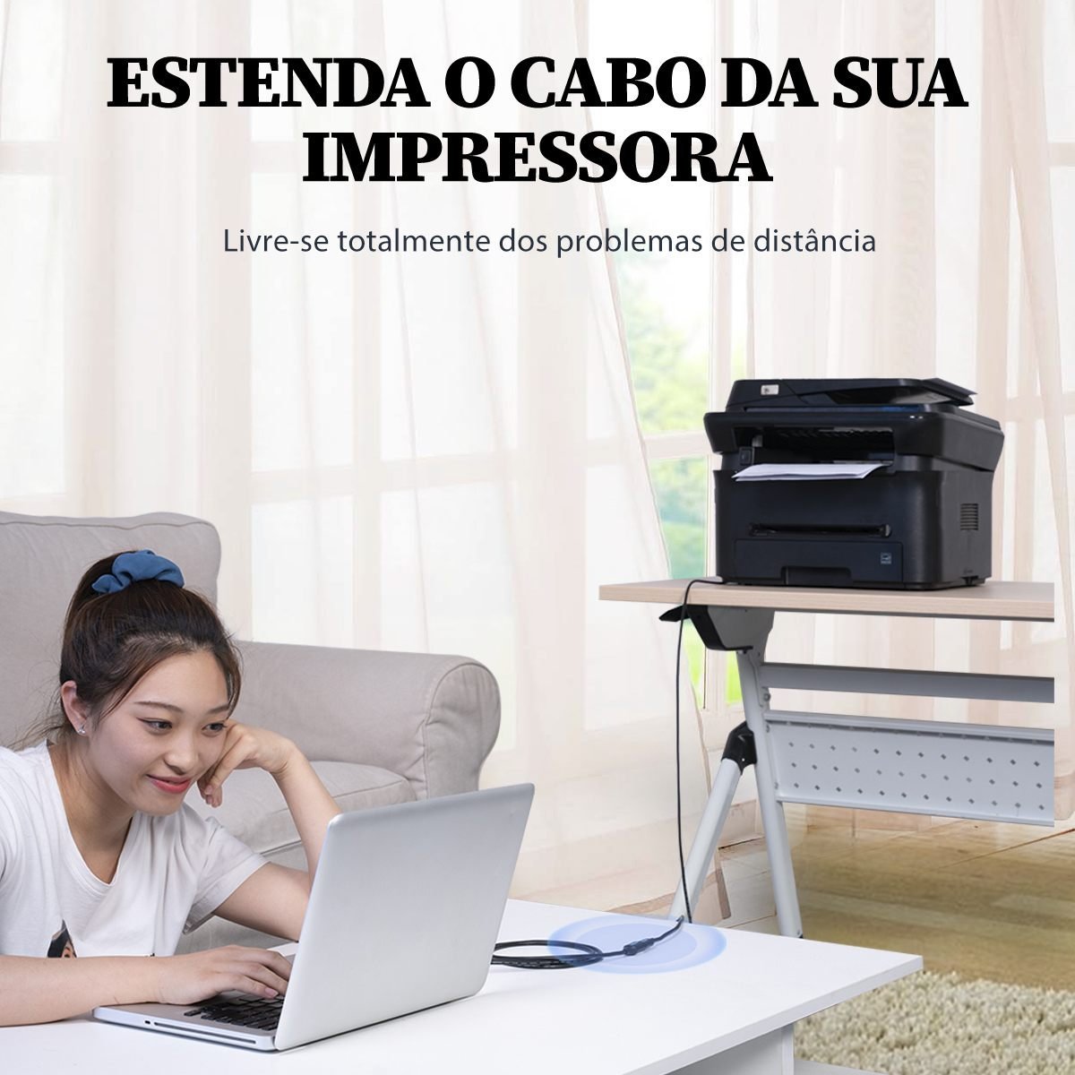 Cabo Extensão USB 3.0 Macho USB Fêmea para HD 5Gbps - Vention - Imagem 7