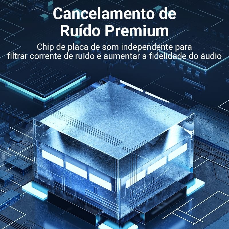 Adaptador USB para P2 Fone Microfone Placa Som CDY - Vention - Imagem 10