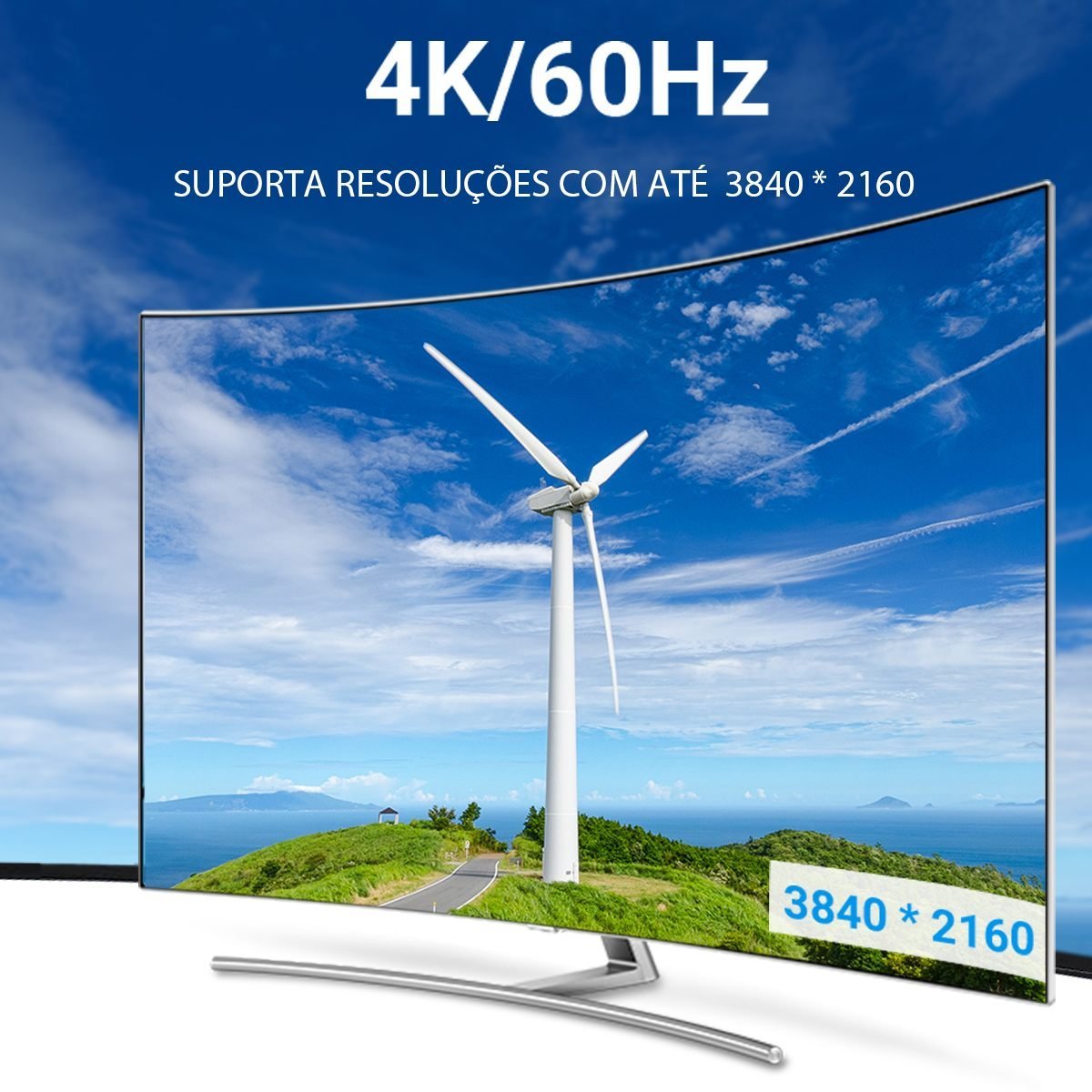 Cabo Mini DP Thunderbolt x DisplayPort 1.2 4K - Vention - Imagem 3