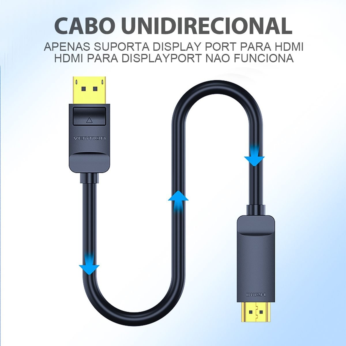 Cabo Adaptador DisplayPort para HDMI 4K 30Hz - Vention - Imagem 6
