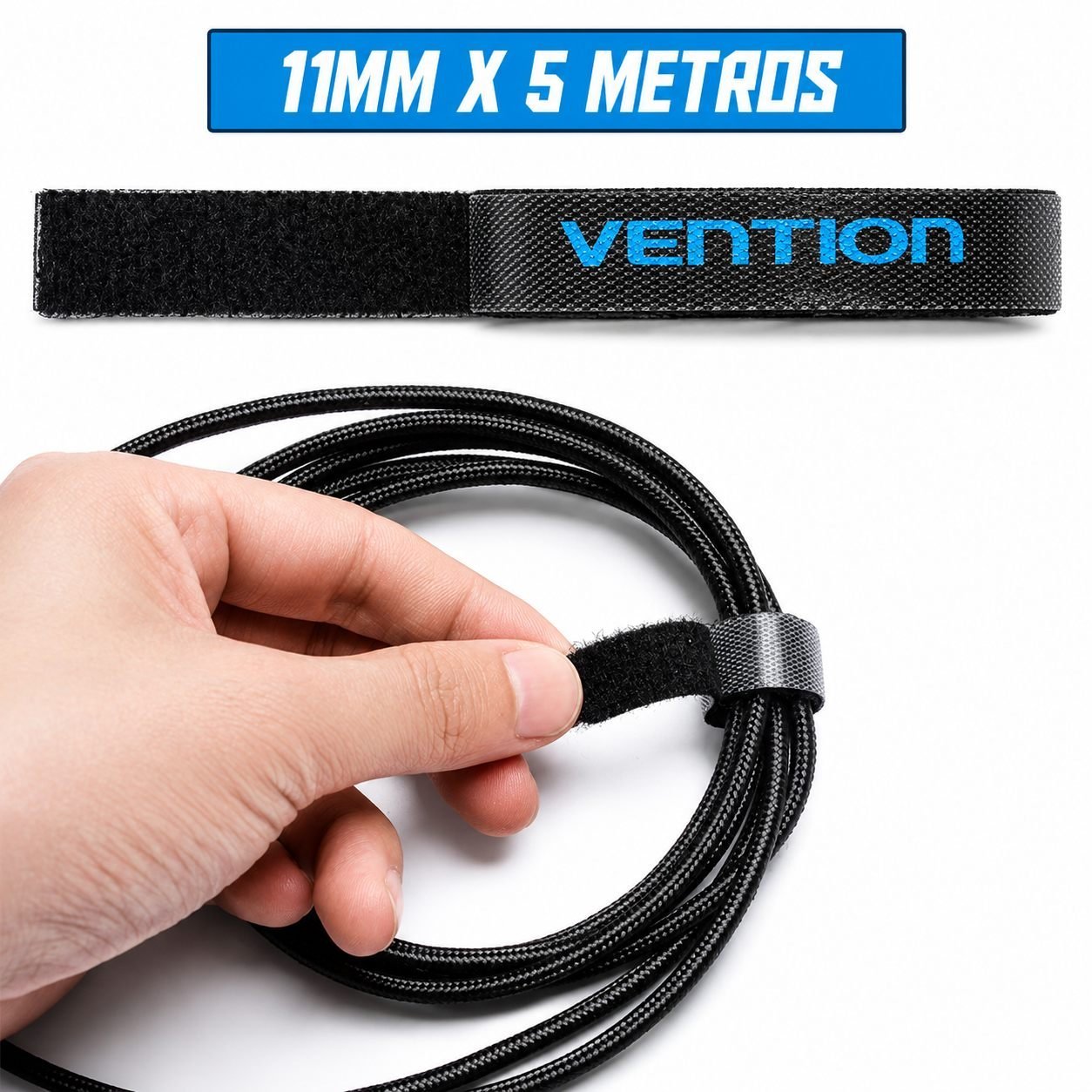 Fita Velcro OrGaNizador de Cabos Kaabj com nf - Vention - Imagem 4