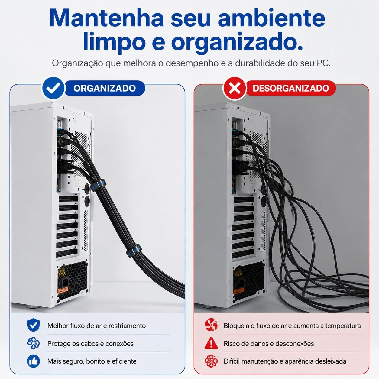 Fita Velcro OrGaNizador de Cabos Kaabj com nf - Vention - Imagem 6