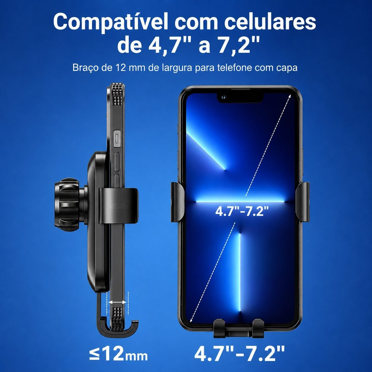 Suporte Veicular Celular Gps Carro com Ventosa Forte - Vention - Imagem 4