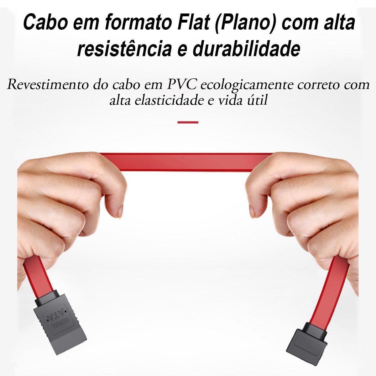 Cabo SATA 3.0 6 Gbps 6Gbps - Vention - Imagem 3