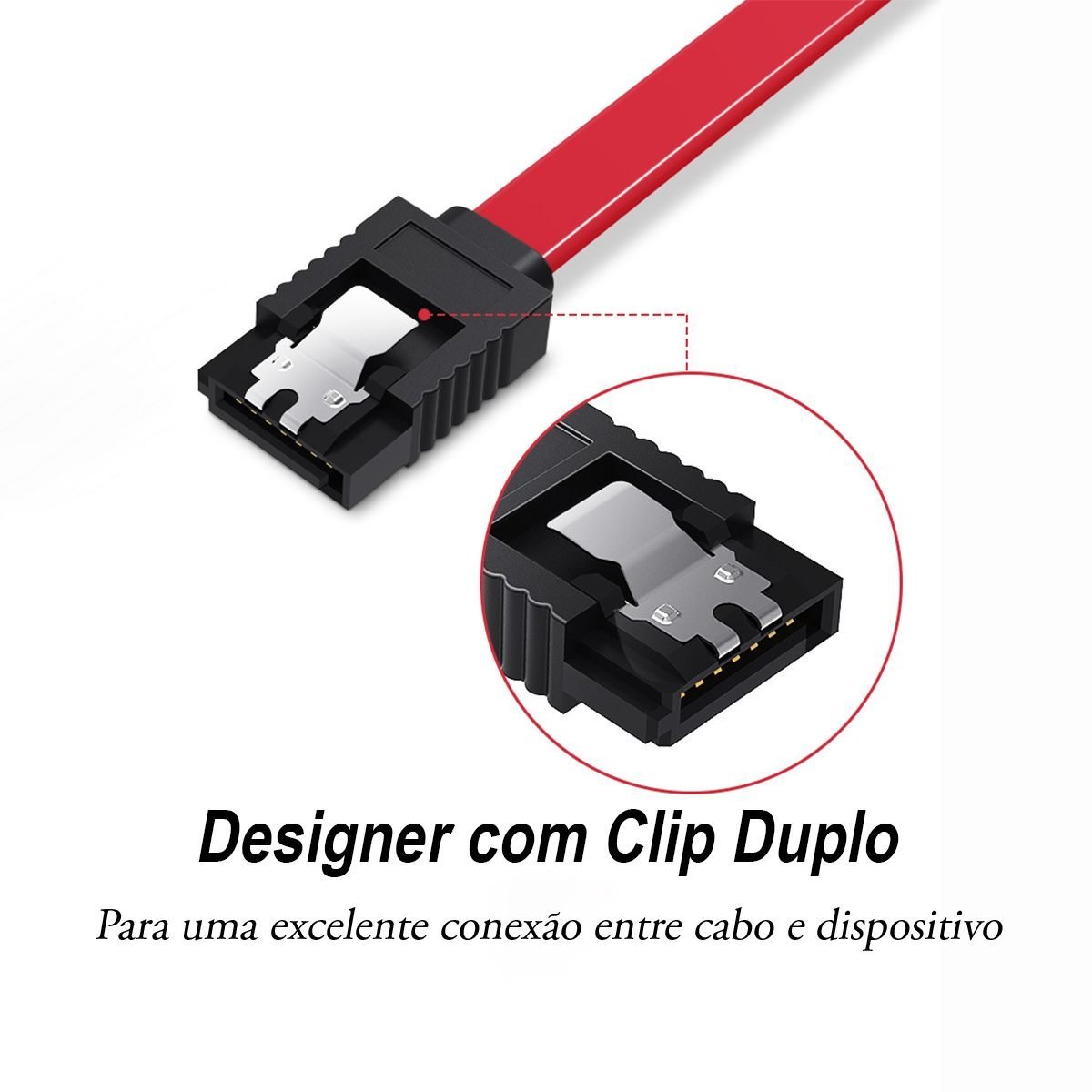 Cabo SATA 3.0 6 Gbps 6Gbps - Vention - Imagem 5