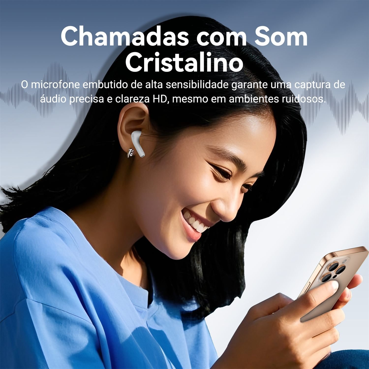Fone de Ouvido Bluetooth TWS Echo Lite E11 Pro 30mAh - Vention - Imagem 6