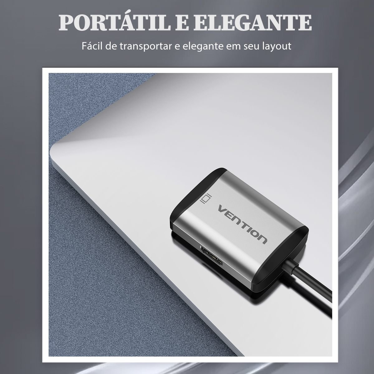 Dock Station USB-C 4 em 1 4K@30Hz 5 Gbps 1x USB-C Notebook PC Celular - Vention - Imagem 9