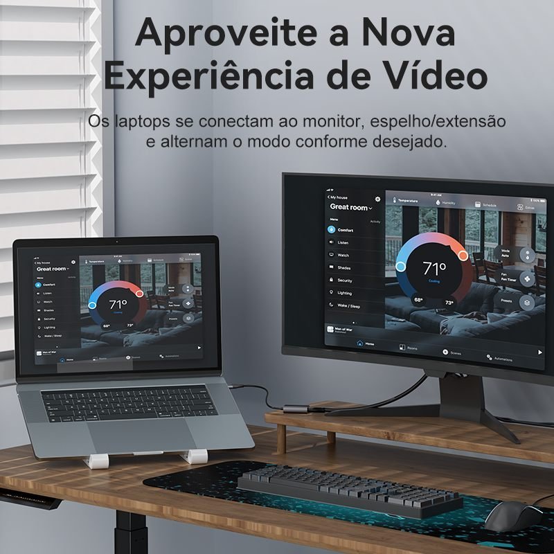 Adaptador de Vídeo HDMI Via USB / USB-C2 em 1 1080p - Vention - Imagem 6