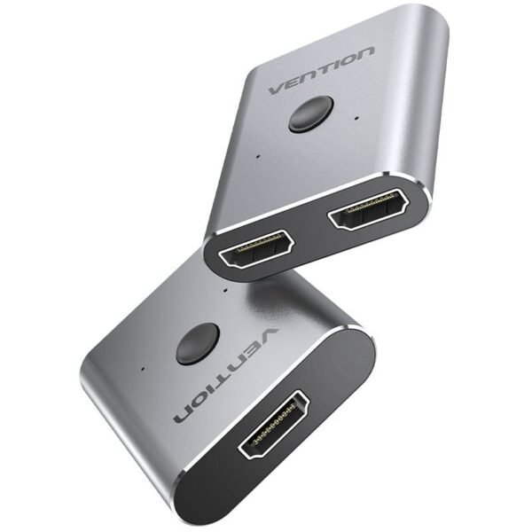 Divisor de Sinal HDMI com Switch 2x1 Áudio Vídeo UHD 4K 60Hz - Vention