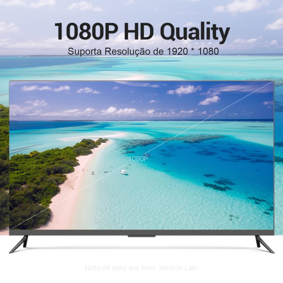 Cabo Conversor Adaptador Mini HDMI x VGA 1080p - Vention - Imagem 5