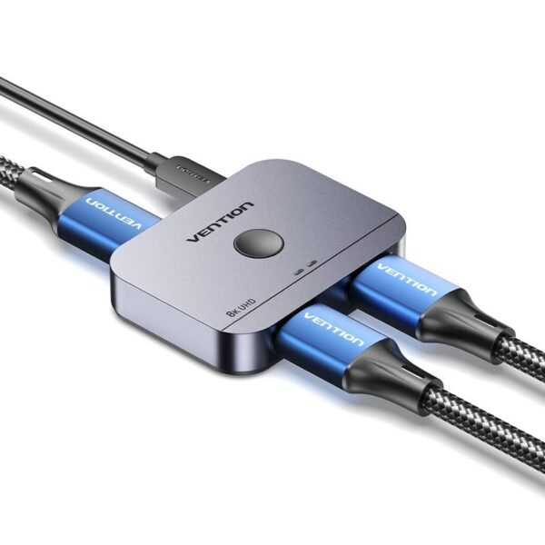 Divisor de Sinal HDMI com Switch 2x1 Áudio Vídeo UHD 8K 60Hz - Vention