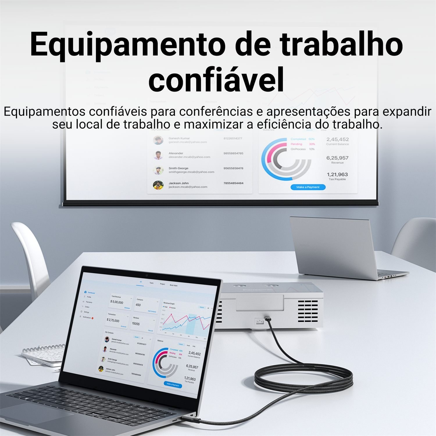 Cabo HDMI 2.0 4K TVs DVD Game Alta Resolução 4K@60Hz - Vention - Imagem 7