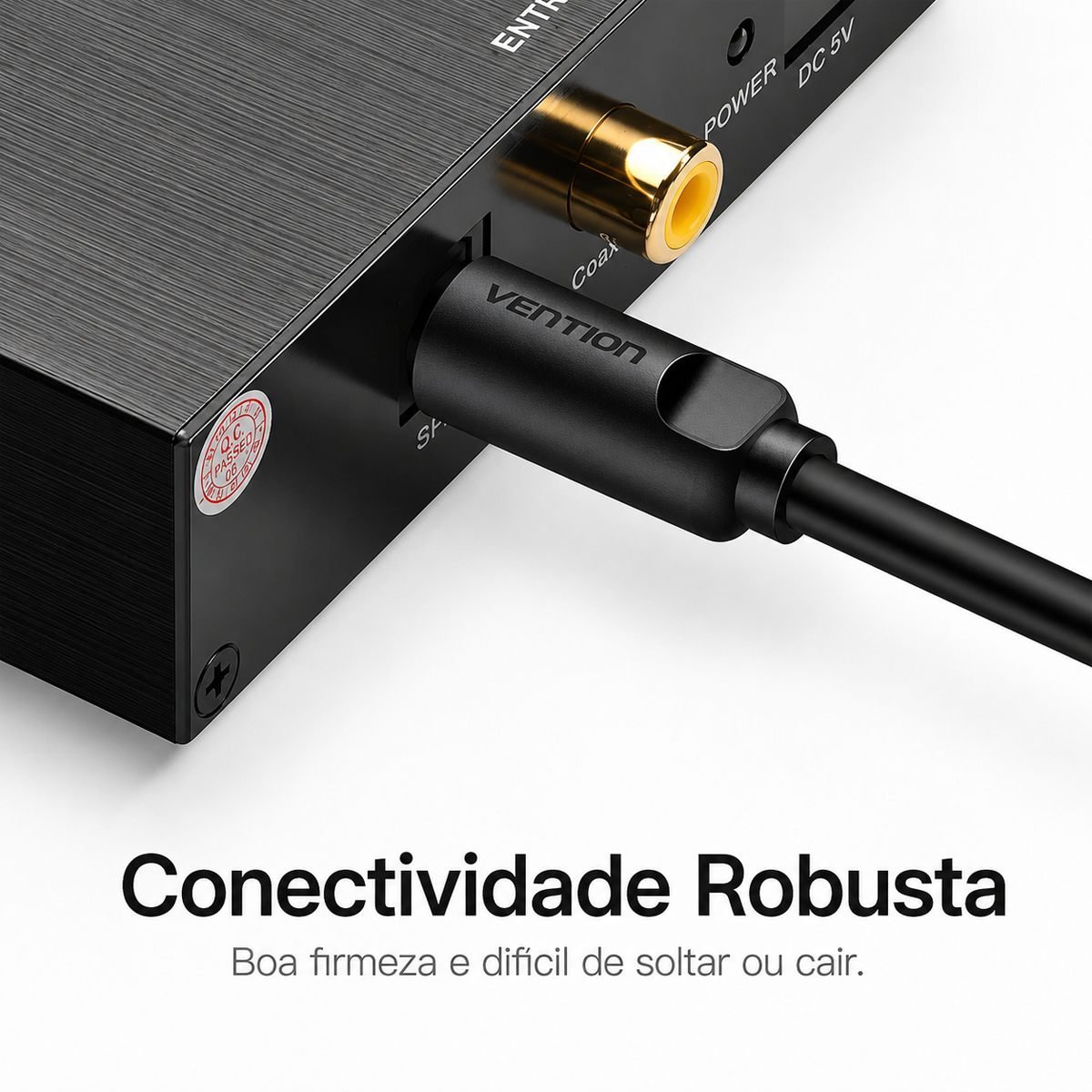 Cabo Áudio Óptico 5.1 Digital Hifi Toslink - Vention - Imagem 4