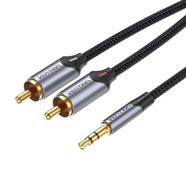 Cabo Auxiliar Áudio P2 Estéreo para RCA DJ - Vention