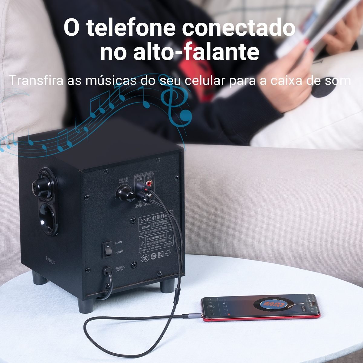 Cabo Auxiliar Áudio P2 Estéreo para RCA DJ - Vention - Imagem 6