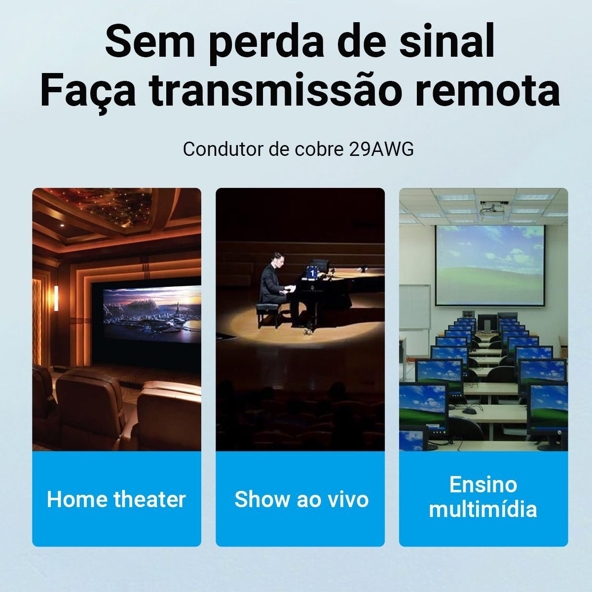 Cabo Auxiliar Áudio P2 Estéreo para RCA DJ - Vention - Imagem 9