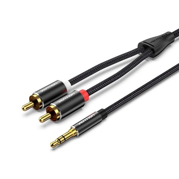Cabo Auxiliar Áudio P2 Estéreo para RCA Som DJ - Vention
