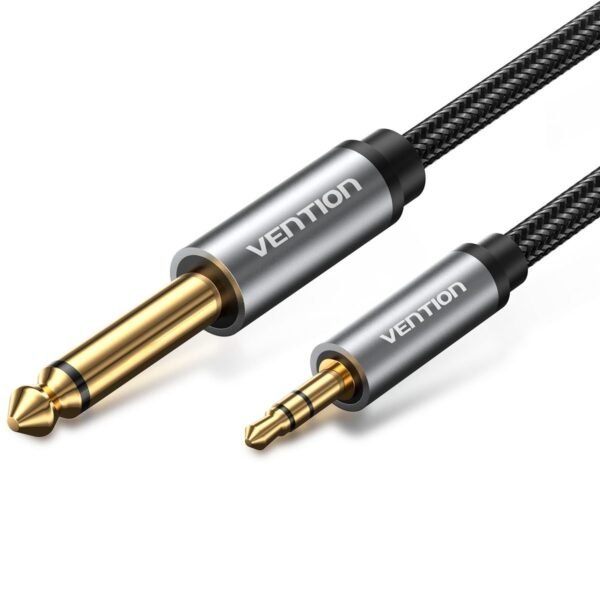 Cabo P2 Estéreo x P10 Mono DJ Profissional Nylon - Vention