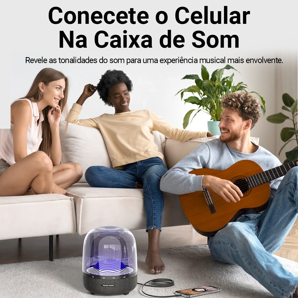 Cabo Celular Tipo C para Auxiliar P2 Carro Som - Vention - Imagem 8