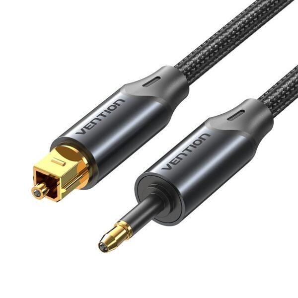 Cabo Óptico Áudio Digital Toslink x Mini Toslink - Vention