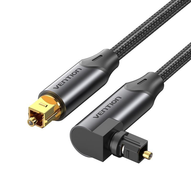 Cabo Áudio Óptico Digital 90º Hifi Toslink - Vention