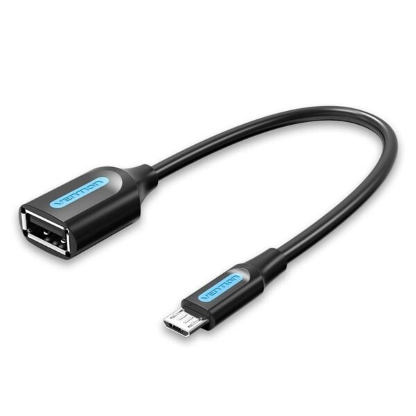 Cabo Adaptador OTG USB 2.0 Fêmea para micro USB V8 Macho - Vention