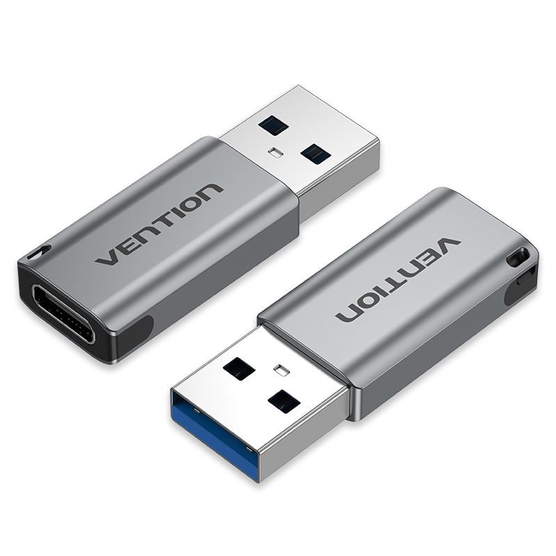 Adaptador OTG USB 3.0 Macho para USB Tipo C Fêmea - Vention