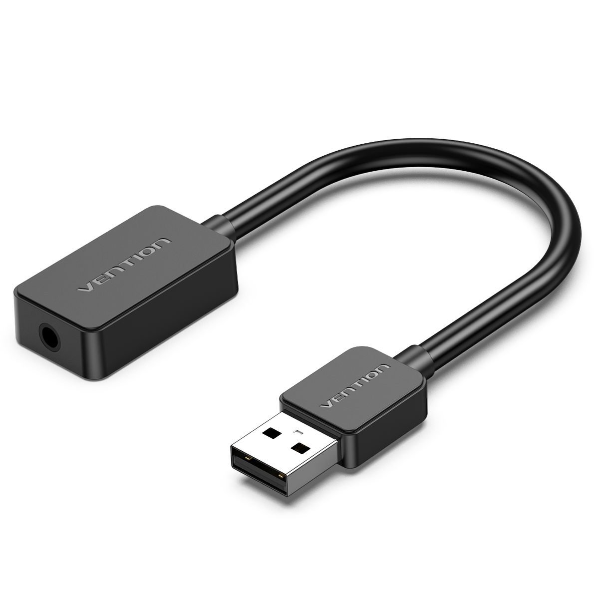Adaptador USB para P3 Fone Microfone Placa Som CDZ - Vention