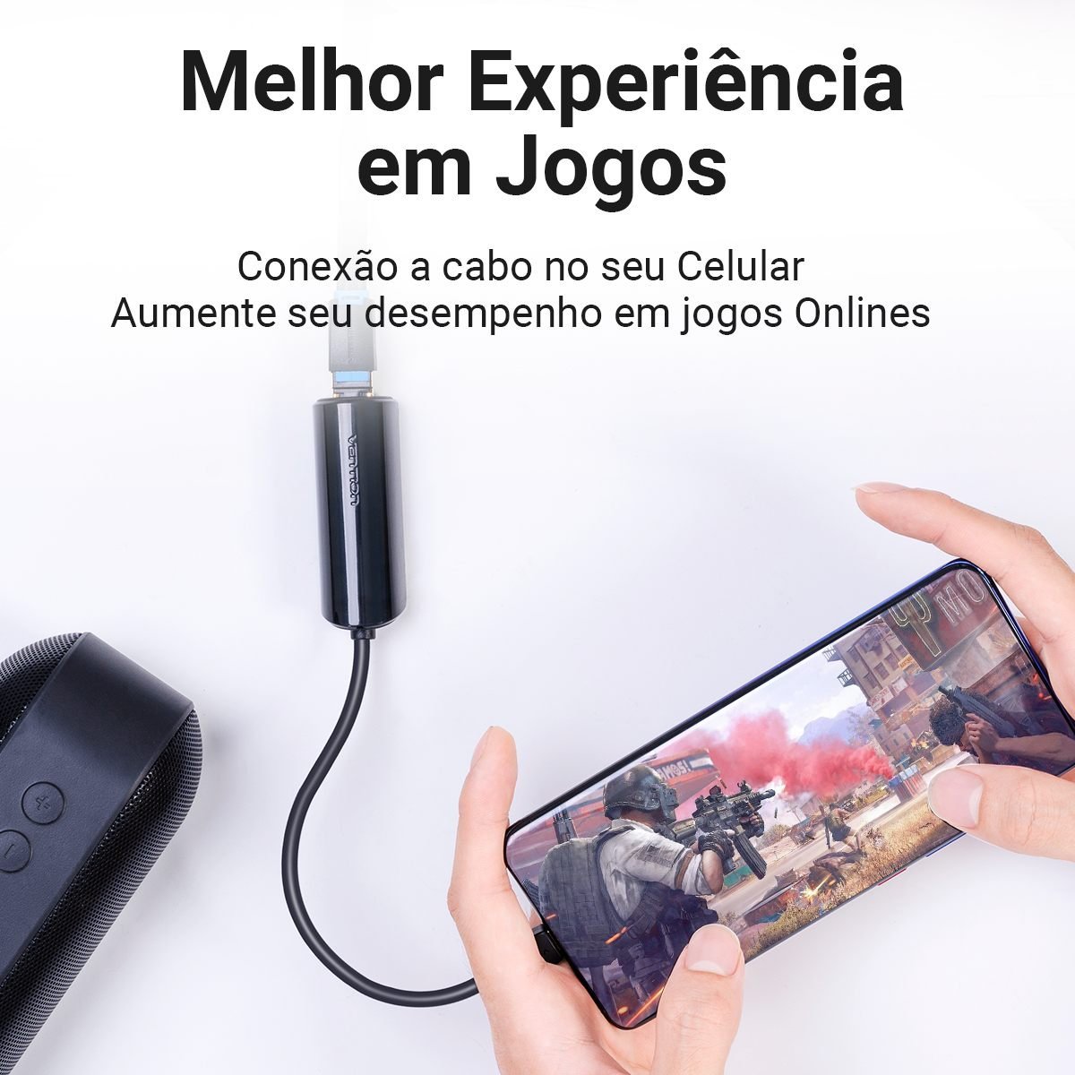 Adaptador Tipo C para Cabo Internet Celular Notebook - Vention - Imagem 6