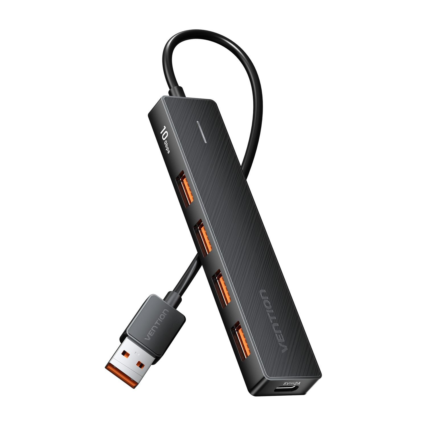 Hub USB 5 em 1 USB Gen 3.2 10 Gbps com Alimentação - Vention
