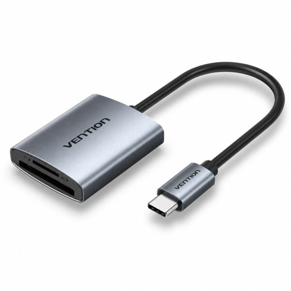 Leitor USB-C Multi-Cartão Transferência Fotos Vídeos - Vention