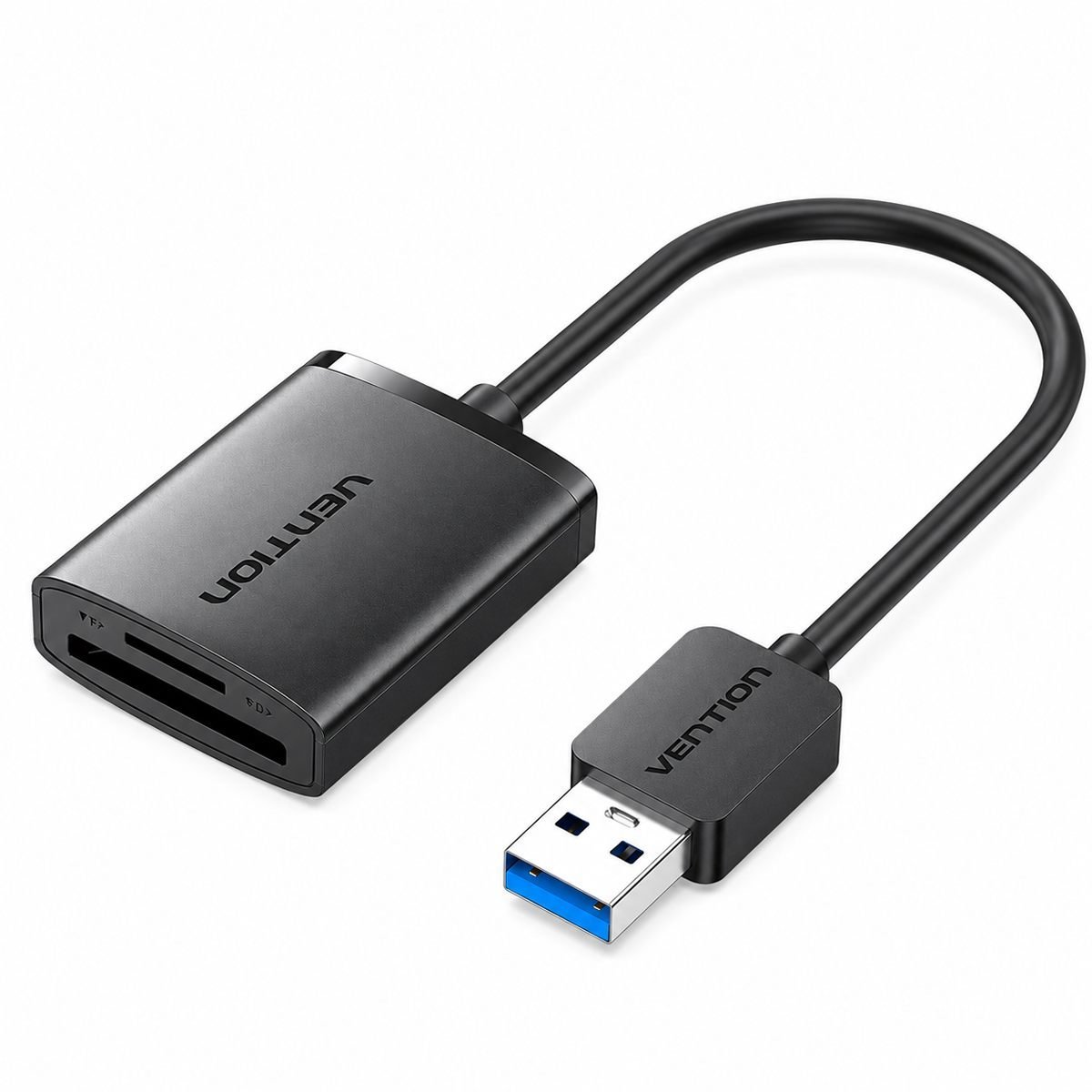 Leitor USB-A Multi-Cartão Transferência Fotos Vídeos - Vention