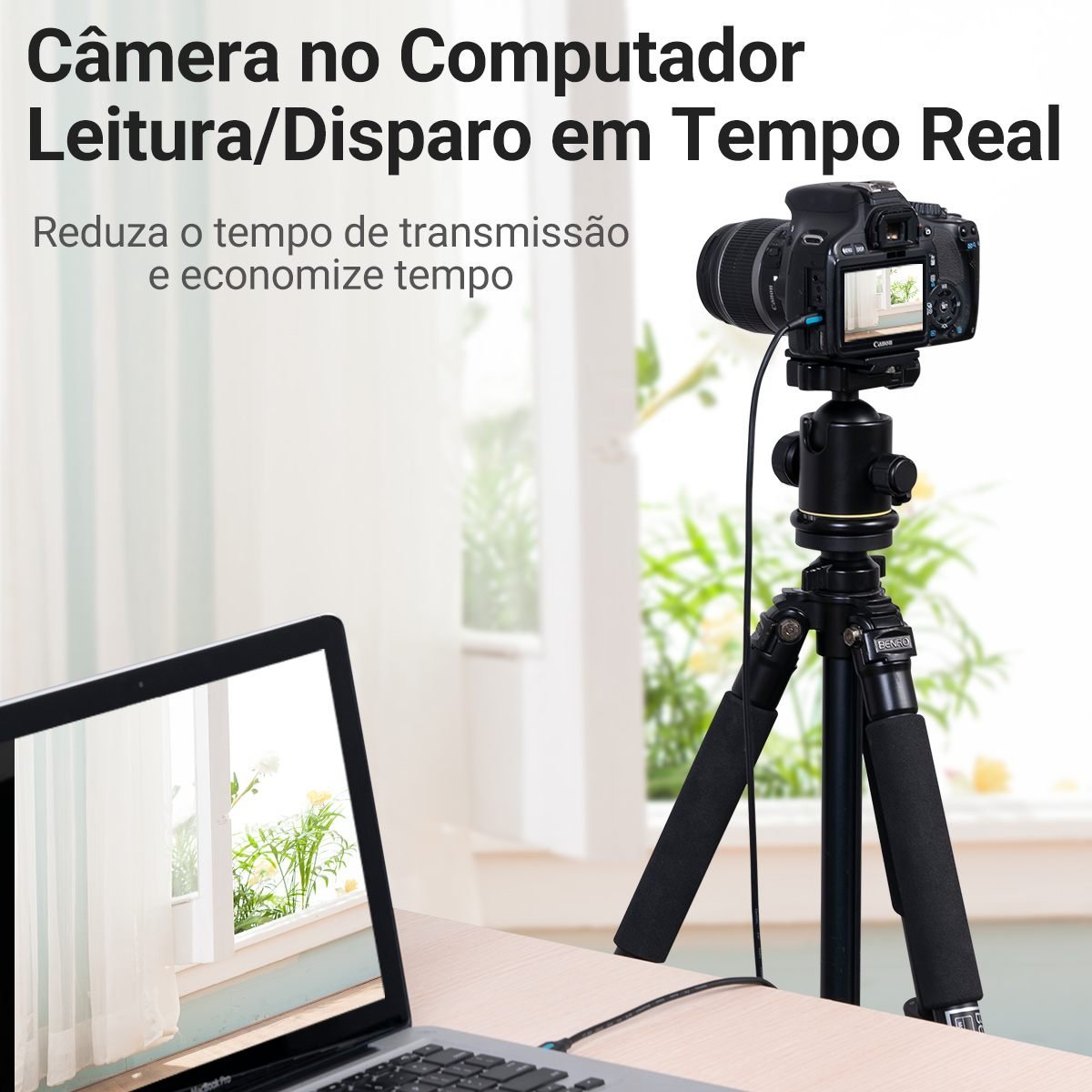 Cabo USB x Mini USB V3 2A Câmera Notebook - Vention - Imagem 5
