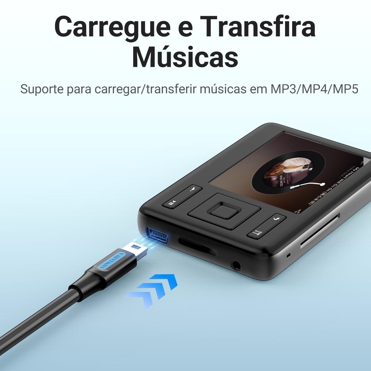 Cabo USB x Mini USB V3 2A Câmera Notebook - Vention - Imagem 6