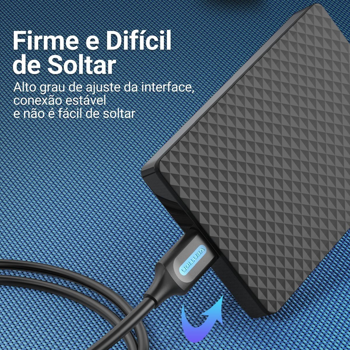 Cabo USB x Mini USB V3 2A Câmera Notebook - Vention - Imagem 8