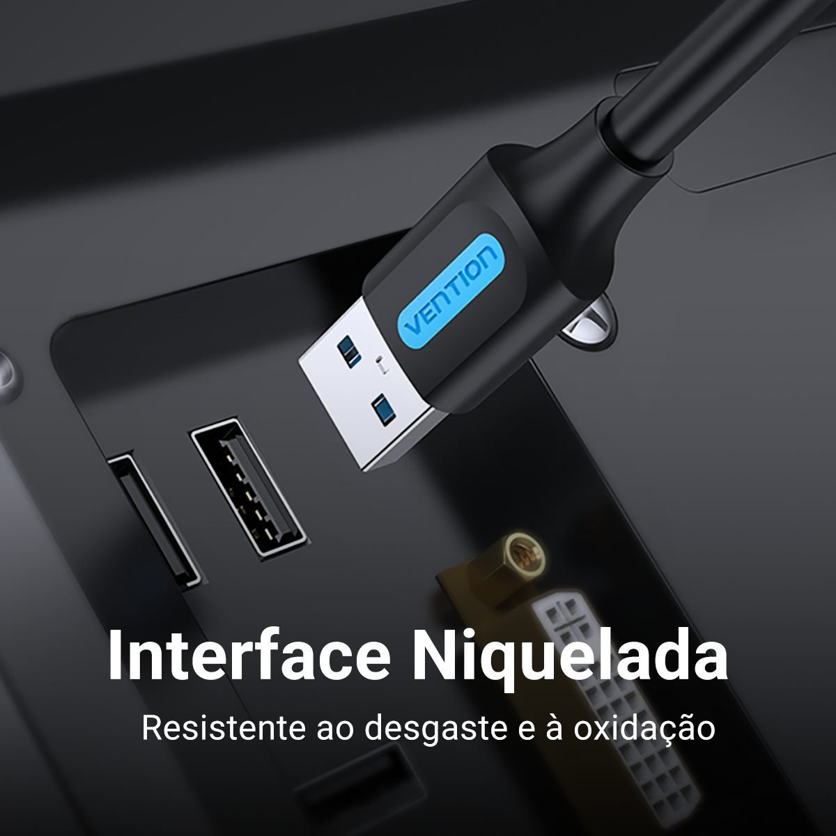 Cabo USB Macho Duas Ponta 3.0 Alta Velocidade - Vention - Imagem 6